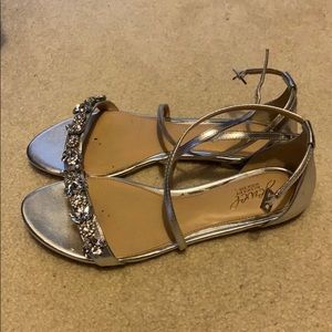 Jewel Badgley Mischka Tessy Flat Sandals